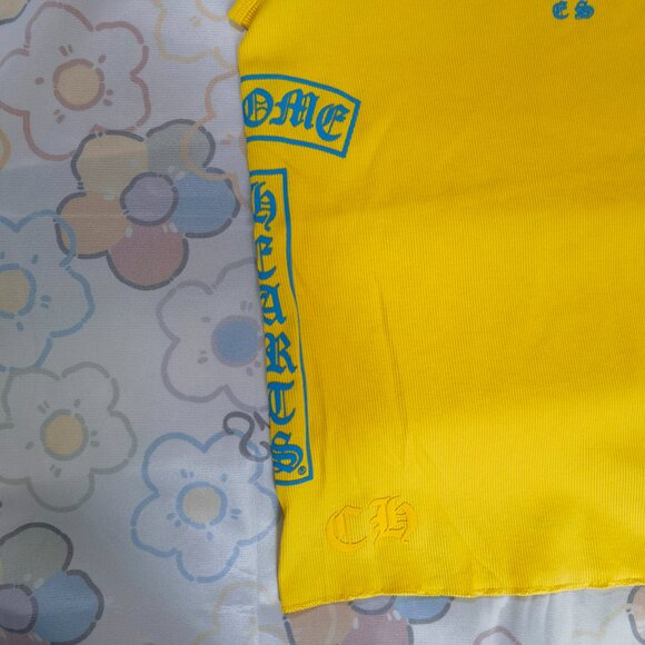 Chrome Hearts Yellow Lettering Sleeveless Tank Top - Picture 4 of 8